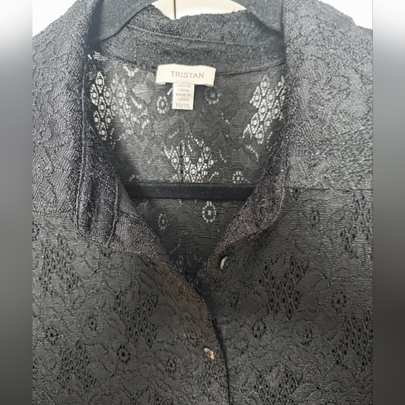 Tristan Ponte And Lace Fitted Dress Sz Xl - Picture 5 of 8